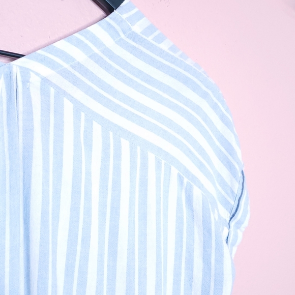 Rails Jeri Holland Striped Lace Up Pullover Short Sleeve Top - Picture 14 of 16